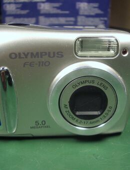 Digicam Olympus FE 110 mit normalen Batterien betreibbar und Super Macro. - Oberhaching