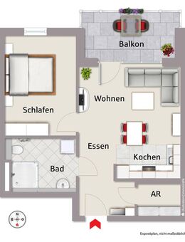 NEUBAU: Moderne 1 - 2 Zimmer Wohnungen mit Komfort und Betreuung in Nürnberg-Katzwang - Nürnberg
