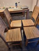 4er Set Echtholzstühle in 44534