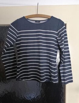 Blau gestreiftes Langarmshirt - Gr. 146-152 - crash one - Pirmasens
