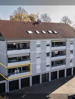 Gepflegte 3-Zimmer-Erdgeschosswohnung mit großem Westbalkon und Einzelgarage in Lindau-Reutin - Lindau (Bodensee)