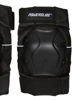Powerslide Protektoren-Set Standard Black Set (Set, 3-tlg., mit Ellenbogenprotektor, mit Handgelenkprotektor, mit Knieprotektor)