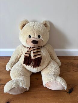 Stofftier Teddybär braun beige - Gladbeck