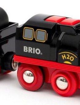 BRIO® Spielzeug-Zug Batterie-Dampflok mit Wassertank, mit Licht- und Dampffunktion