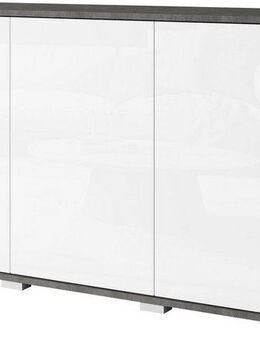 INOSIGN Sideboard Kenia, moderne grifflose Kommode mit 3 Türen, Breite 120 cm (1 St), Push-to-Open-Fronten, höhenverstellbaren Einlegeböden