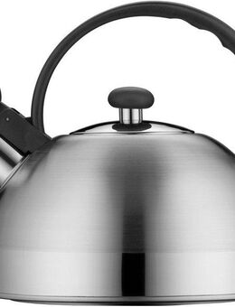 WMF Wasserkessel Orbit, Cromargan® Edelstahl Rostfrei 18/10 (2-tlg), schnelles Erhitzen, energieeffizient, charakteristischer Pfeifton