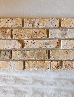 Antik Riemchen Mediterrane Ziegel Backstein Landhaus Rückbau Steine Garten Mauer used look - Salzatal
