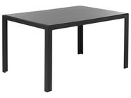 Alu Gartentisch mit Wendetischplatte schwarz Set534 - Wuppertal