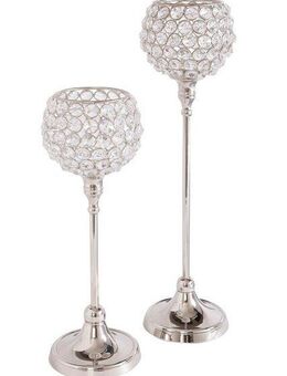 Home affaire Teelichthalter Kristall (Set, 2 St)