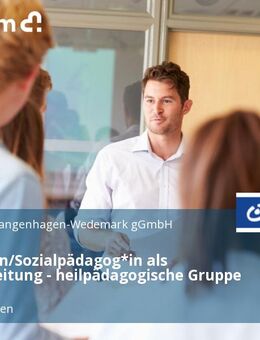 Erzieher*in/Sozialpädagog*in als Gruppenleitung - heilpädagogische Gruppe (m/w/d) - Langenhagen