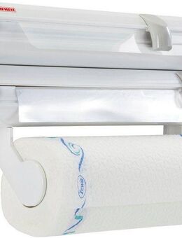 Leifheit Wandrollenhalter Rolly Mobil, mit abnehmbaren Rollenbehälter