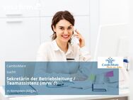 Sekretärin der Betriebsleitung / Teamassistenz (m/w/d) - Kempten (Allgäu)