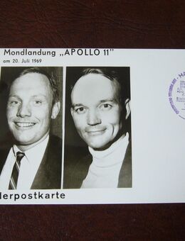Sonderpostkarte Apollo 11 Mondlandung  20.Juli 1969 - Krefeld