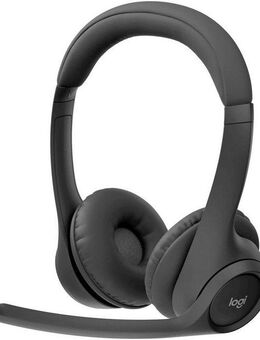 Logitech Zone 305 (UC-Version) Wireless-Headset (Stummschaltung, integrierte Steuerung für Anrufe und Musik, Bluetooth)