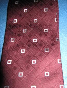 NEU * Edel * Original VINTAGE * Business * Anlass * wie Karo * Seiden * Krawatte "WESTBURY" CLASSIC STYLE * dunkel- wein- bordaux- rot * weiß * - Riedlingen