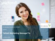 Teilzeit Marketing Manager*in - München