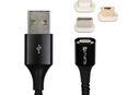 Lade - Daten Kabel 2.0 USB-A auf C, Lightning & Micro USB in 37581