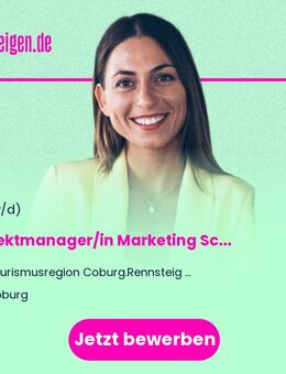 Projektmanager/in Marketing Schwerpunkt Online-Marketing (w/m/d) - Coburg