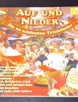 LP Auf und nieder Die 60 schönsten Trinklieder - Wuppertal