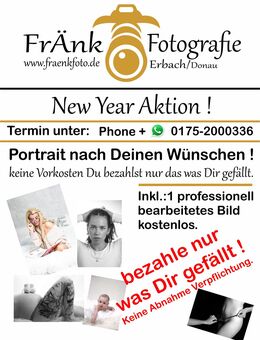 Erlebe ein professionelles Fotoshooting – ganz ohne Risiko vom Fotograf - Erbach Zentrum