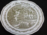 Hutschenreuther Zierteller Germany Porzellan Wandteller " Der Winzer " Pieroth Teller Sammler - Hennef (Sieg)