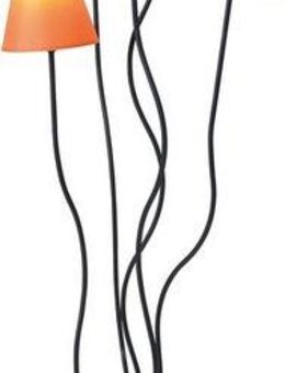 näve Stehlampe Colori, ohne Leuchtmittel, 5flg. bunte Textilschirme orange, grün, pink, blau und rot Höhe 156cm