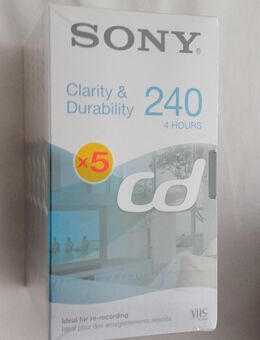 5 X Sony E-240CDG VHS-Videokassetten - Lübeck
