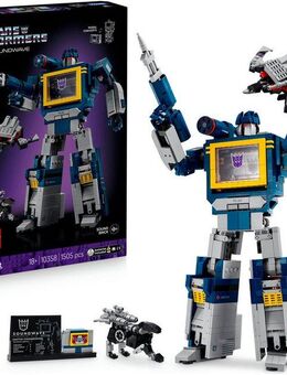 LEGO® Transformers: Soundwave (10358), LEGO Icons Konstruktionsspielsteine, (1505 St), Made in Europe