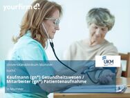 Kaufmann (gn*) Gesundheitswesen / Mitarbeiter (gn*) Patientenaufnahme - Münster