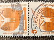 4 Briefmarken Deutsche Bundespost, Jederzeit Sicherheit, verm. 1971, 5 Pfennig, gestempelt - Leverkusen