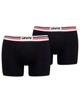 Levi's® Boxershorts LEVIS MEN PL SPW LOGO BOXER BRIEF ORG 2P (2er Pack) mit breitem Logobund