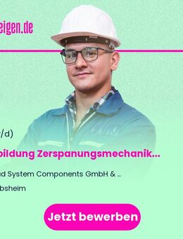 Ausbildung Zerspanungsmechaniker (m/w/d) Fachrichtung Drehtechnik - Bubsheim