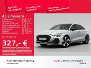 Audi A3, Limousine S line 35 TFSI Assistenzpaket Fahren Parken pro Interieur S Klimatisierungpaket Navigationspaket, Jahr 2024 - München