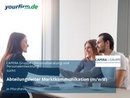 Abteilungsleiter Marktkommunikation (m/w/d) - Pforzheim