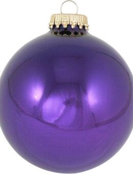 Krebs Glas Lauscha Weihnachtsbaumkugel CBK83311, Weihnachtsdeko, Christbaumschmuck, Christbaumkugeln Glas (8 St)