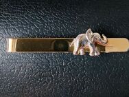 Krawattenspange mit Elefant 333 Gelbgold – VB 219 € - Berlin