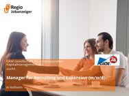 Manager für Recruiting und Expansion (m/w/d) - Kelheim