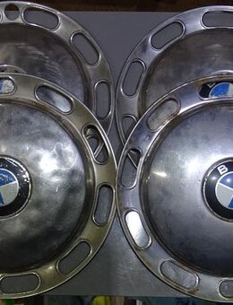 BMW original chrom Radkappen Nabenblenden Radzierblenden Oldtimer 32cm A - Spraitbach