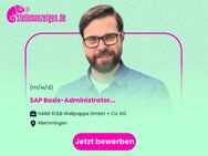 SAP Basis-Administrator (m/w/d) - Memmingen