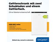 exquisit Gefrierschrank GS81-051C, 84,5 cm hoch, 54,9 cm breit