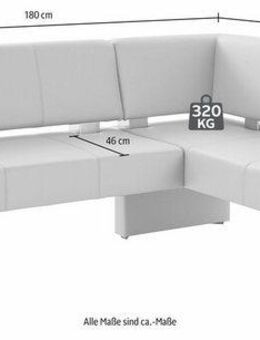 Home affaire Eckbank Rab, in 2 Breiten (180 oder 200 cm), Bezug in verschiedenen Qualitäten