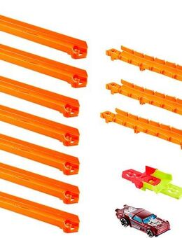 Hot Wheels Autorennbahn Track Creator Track & Car Starter Pack (Streckenlänge 3,05 m)