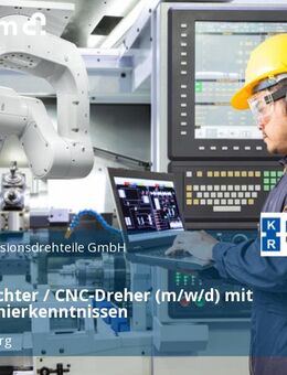 CNC-Einrichter / CNC-Dreher (m/w/d) mit Programmierkenntnissen - Gemmrigheim