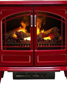 Dimplex Elektrokamin Grand Rouge, einfach an eine Standardsteckdose anschließen für sofortige Atmosphäre