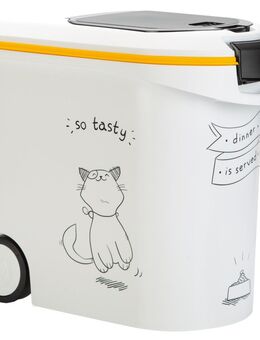 Curver Trockenfutterbehälter Katzensilhouette - bis 12 kg Trockenfutter