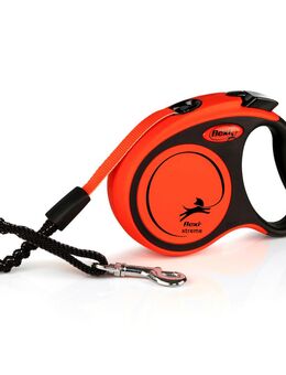 flexi Xtreme Gurtleine orange, 3 m - Größe XS: bis 15 kg