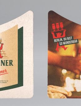 Berliner Pilsner - Berlin du bist so wunderbar Bierdeckel Bierfilz Coaster - Nürnberg