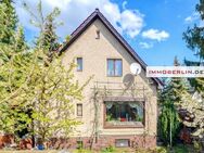 IMMOBERLIN.DE - Charmantes Einfamilienhaus mit idyllischem Südgarten in sehr angenehmer Lage - Berlin