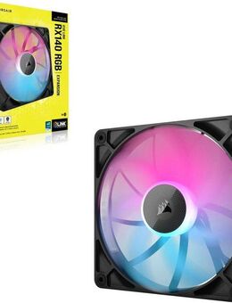 Corsair CPU Kühler iCUE LINK RX140 RGB 140-mm-PWM-Einzellüfter-Erweiterung