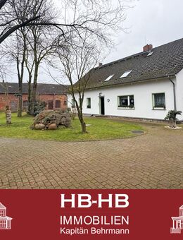 Vierseitenhof - Falkenhagen in der Uckermark mit der Option auf zusätzlichen 5,6 Hektar. - Nordwestuckermark